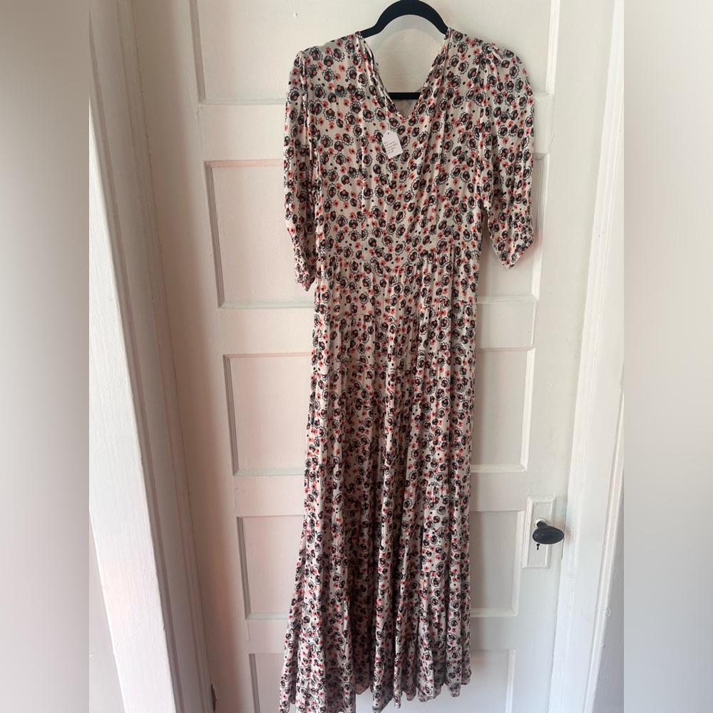 $390 retail ~ RIXO Multicolor Floral Long Sleeve Dress size xs - Picture 3 of 8